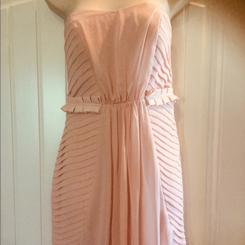 BCBGeneration Pink Strapless Formal dress